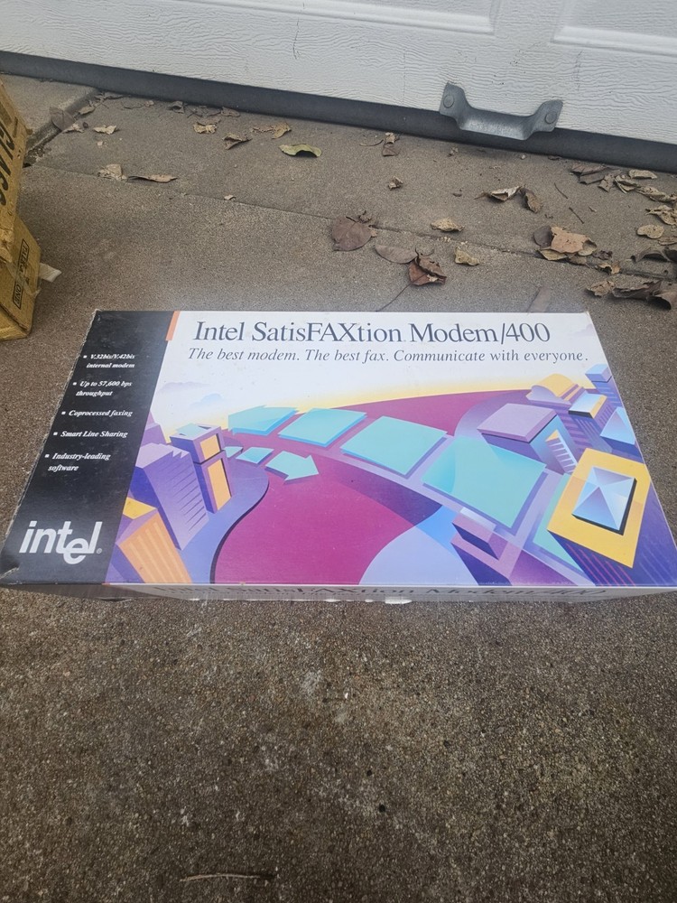 VINTAGE NOS INTEL SATISFAXtion MODEM/400