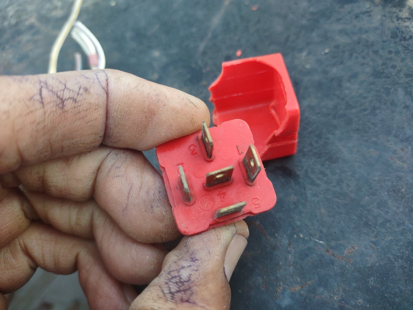 Jaguar Xjs XJ6 5 Pin Multipurpose Relay Lucas Red Relay 12v Pektron W/Pigtail