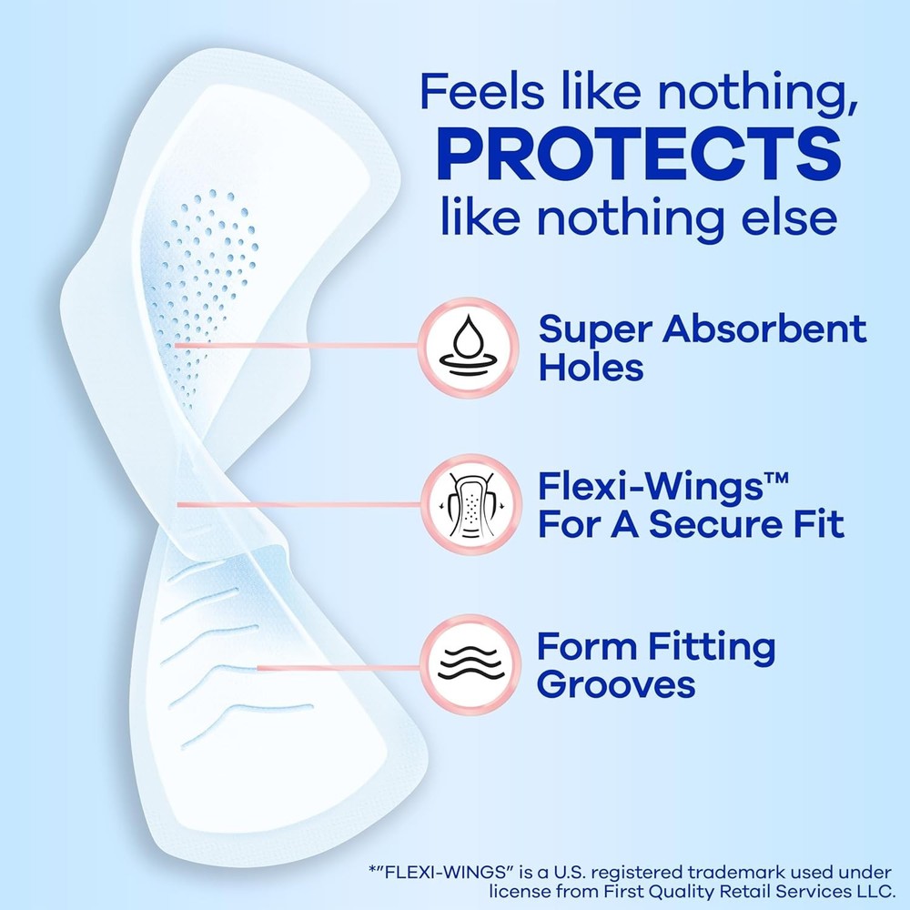 Always Infinity Flexfoam Pads Size 2 Heavy Absorbency Unscented 96 Count
