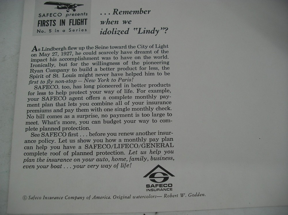 Charles Lindbergh Collectables