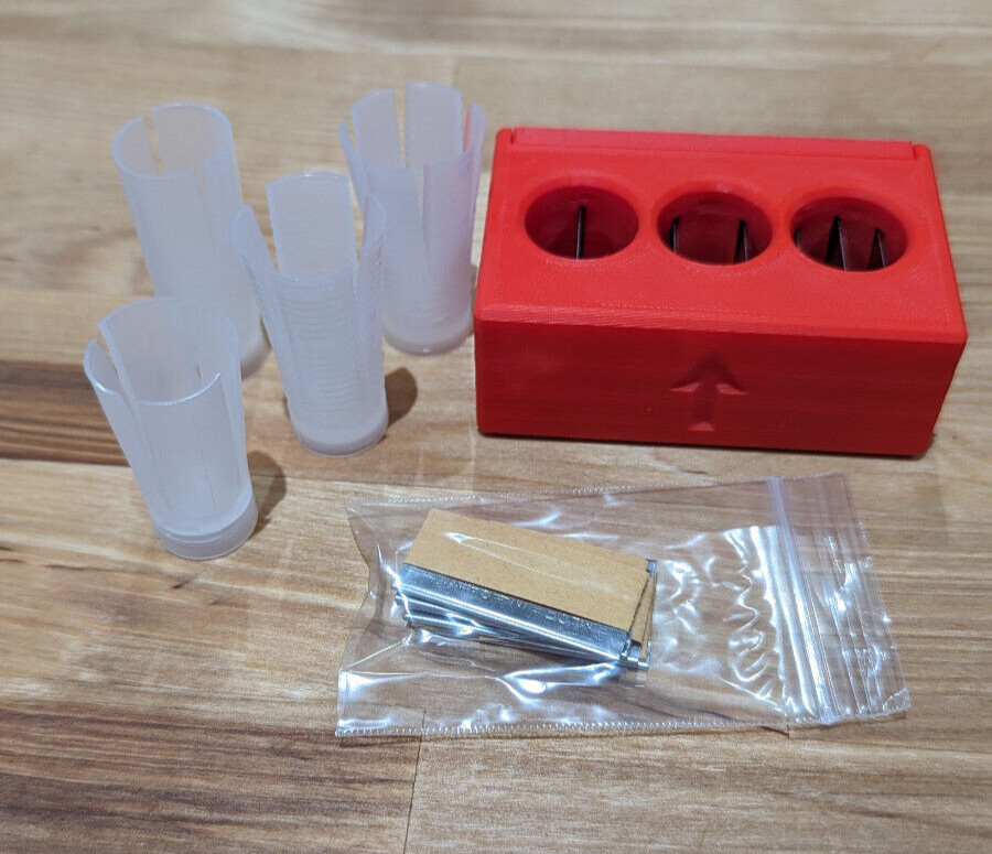 20 Gauge Wad Splitter, Slitter, Slicer,  2-4-6 Blade Cut Option, Extra Blades