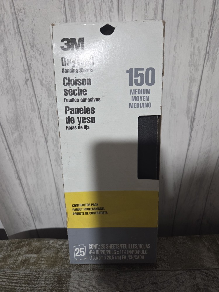3M Drywall Sanding Sheets, 150 Medium Grit