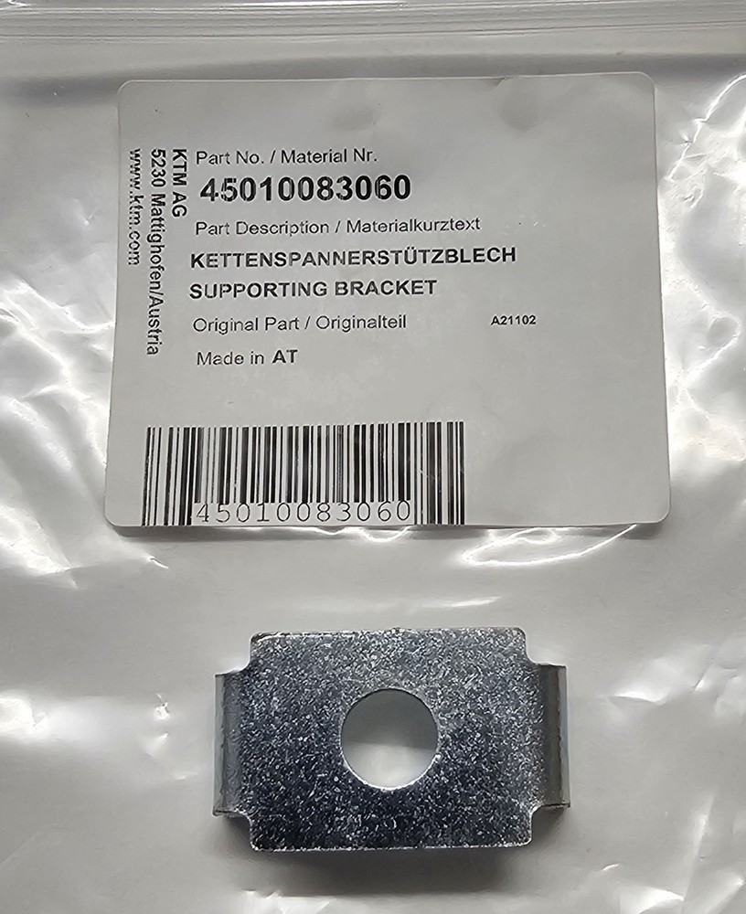 45010083060 SUPPORTING BRACKET/ CHAIN ADJUSTER BRACKET SX