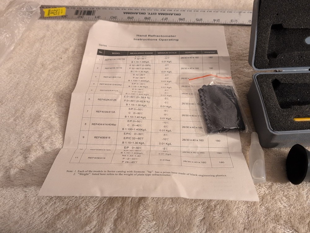 HAND-HELD REFRACTOMETER New Never Used