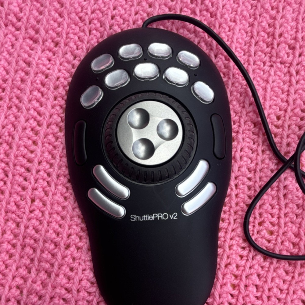 Contour Design ShuttlePRO v2 USB Editing Controller Jog/Shuttle Wheel Ergonomic