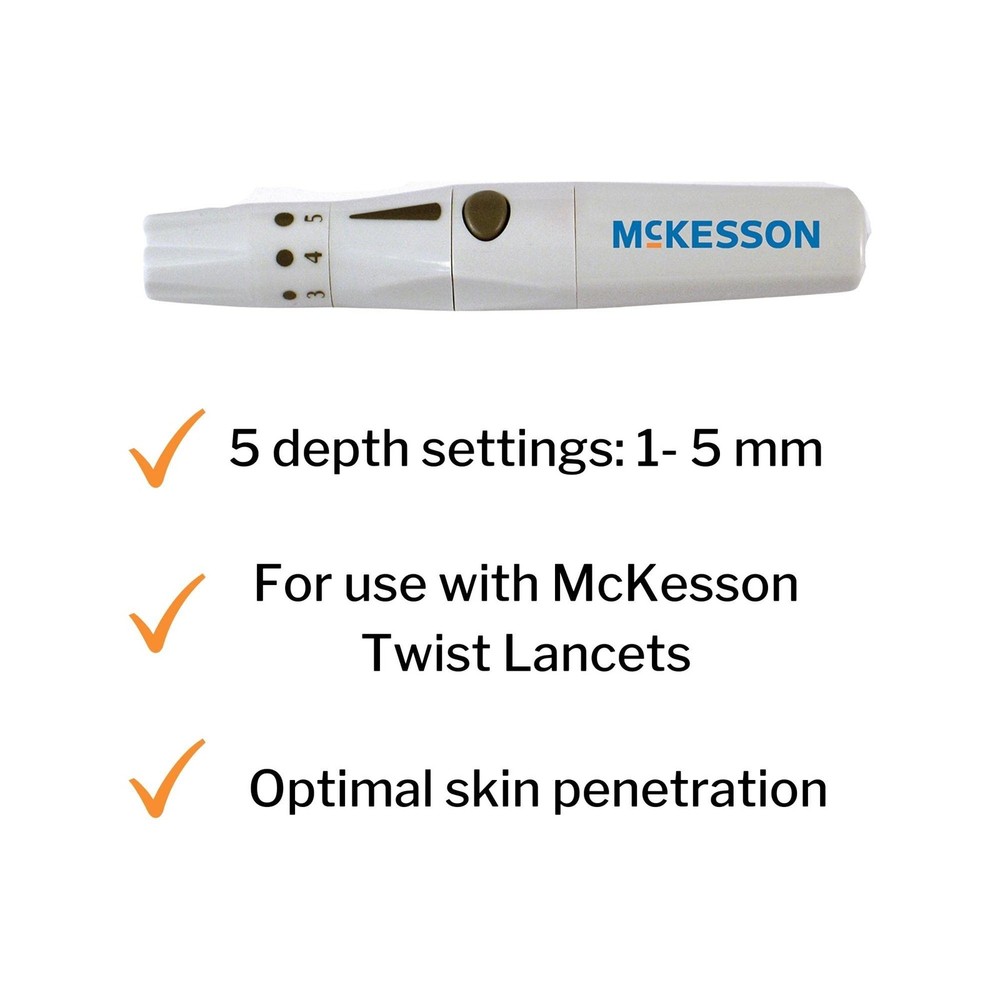 McKesson Lancing Device Needle - for Testing with Multiple...