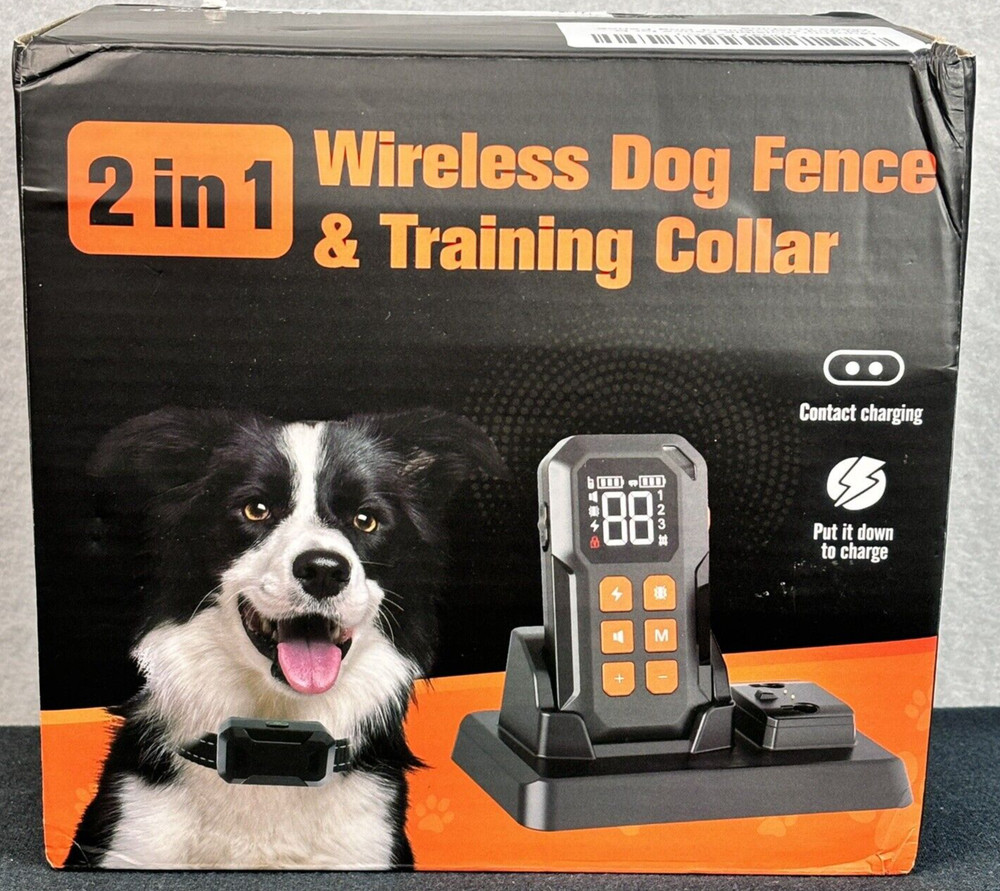 Muumlu Wireless Dog Fence & Training Collar NEW