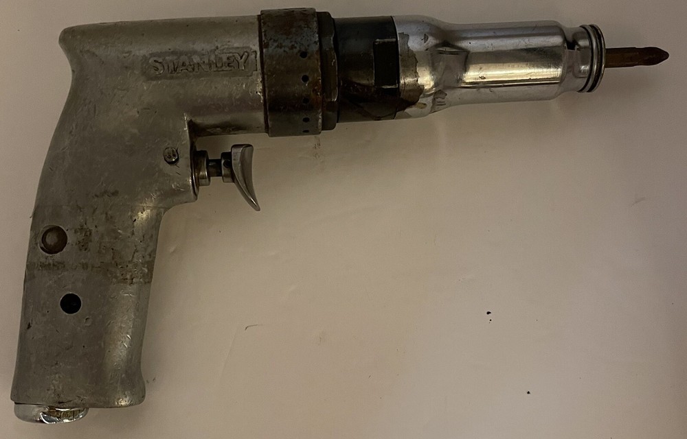 Vintage Stanley Pneumatic Air Drill Tool
