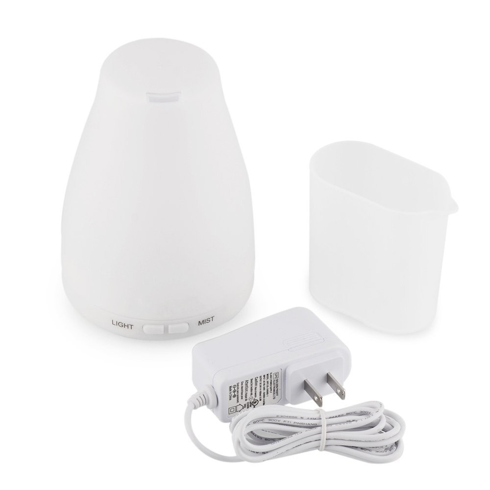 2 Units EcoGecko Aromatherapy Essential Oil Diffuser, Aroma Diffuser with LED