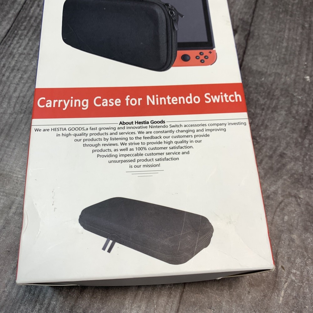 Hestia Goods Nintendo Switch Carrying Case With Screen & Game Console Protector