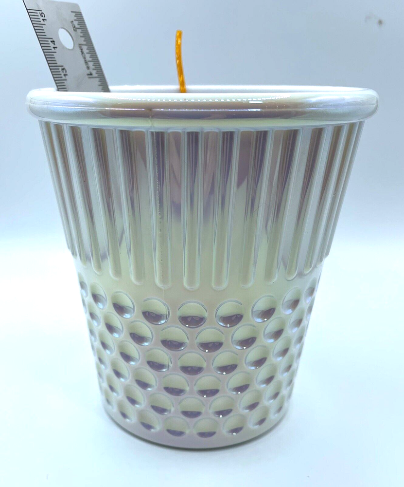 Hemline Thimble Craft Container Pearl White 4.7 X 4.7”