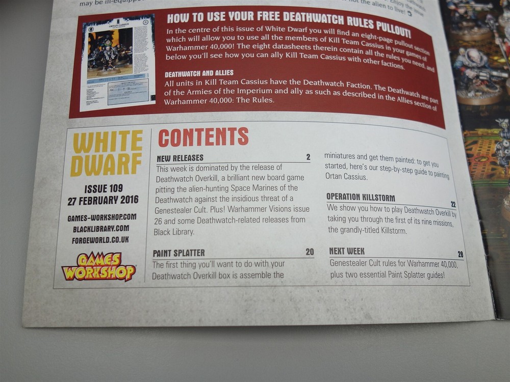 White Dwarf: Issue 109 February 2016 (Games Workshop)
