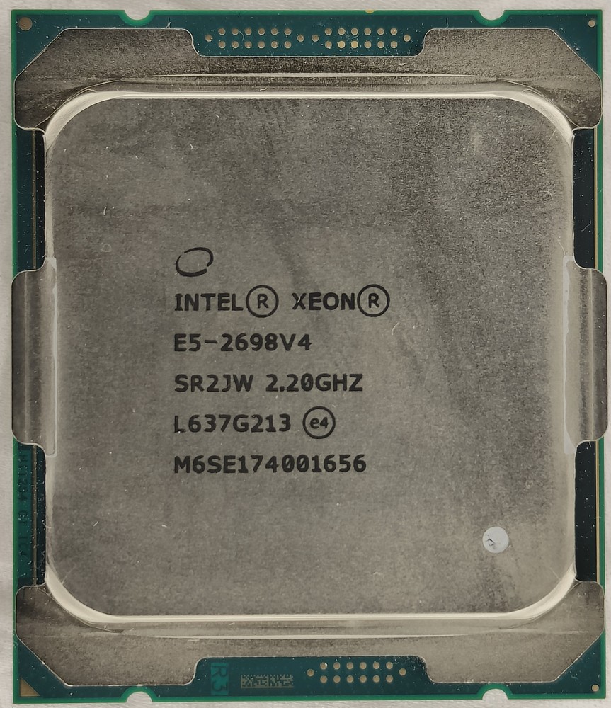 Intel Xeon E5-2698 V4 CPU SR2JW 20 core 2.20ghz LGA 2011-3 50MB 135W processor