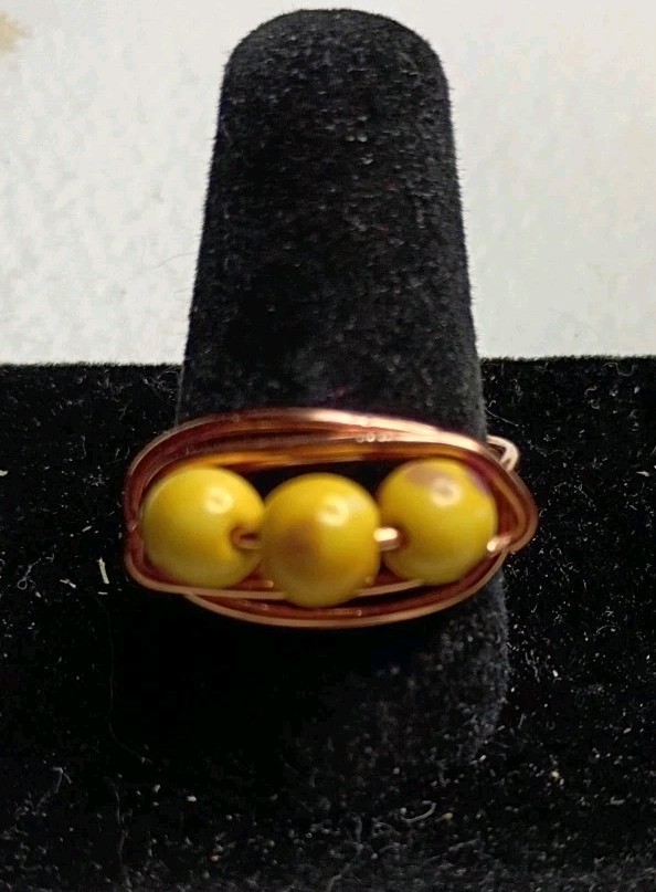 Ring Handmade Gemstone Ring Sunshine Agate