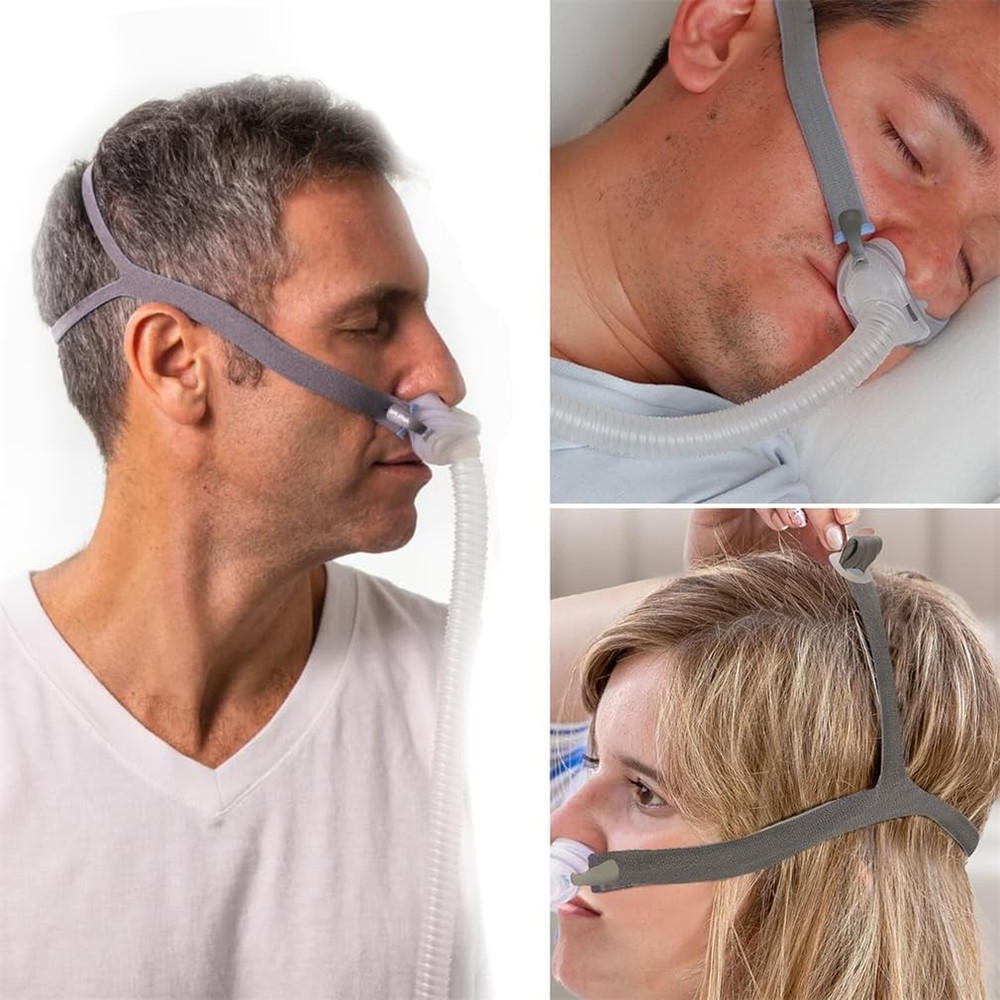 Replacement Headgear Compatible with P10 Nasal Pillow Adjustable s, Grey