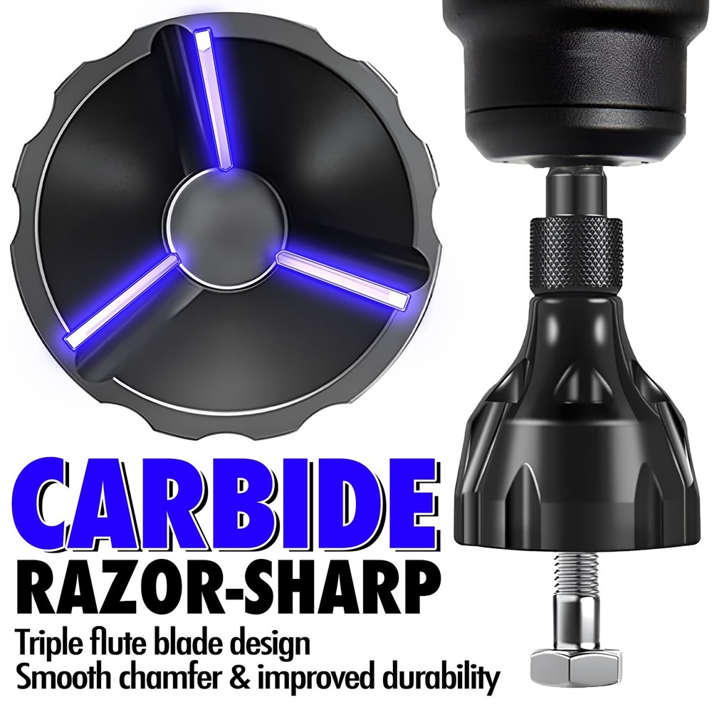 Deburring External Chamfer Tool, with Tungsten Carbide Blade, Deburring Chamf...