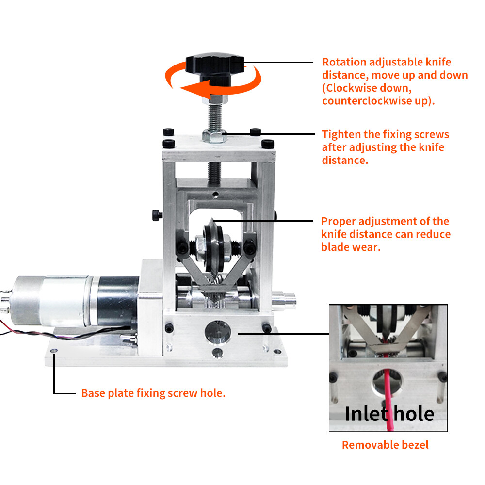 Electric Semi-automatic Wire Stripping Machine Manual Cable Stripper 110V-240V