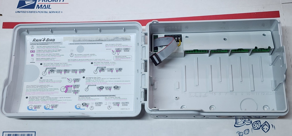 RAINBIRD ESP-M MODULAR SPRINKLER IRRIGATION CONTROLLER LAWN - BOX ONLY N2.3