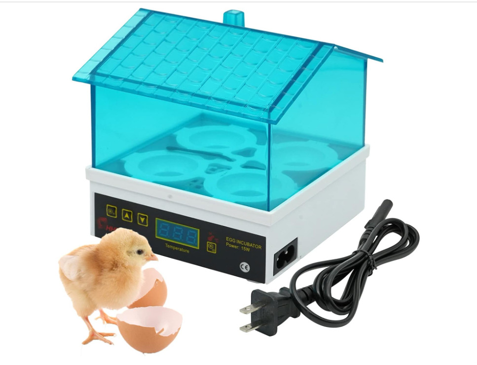 4 Egg Incubator Auto Humidity Control Digital Hatcher Duck Quail