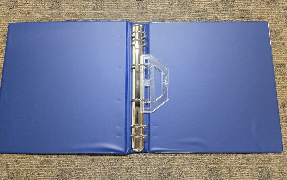 Schaubek 6 Ring Blue Album