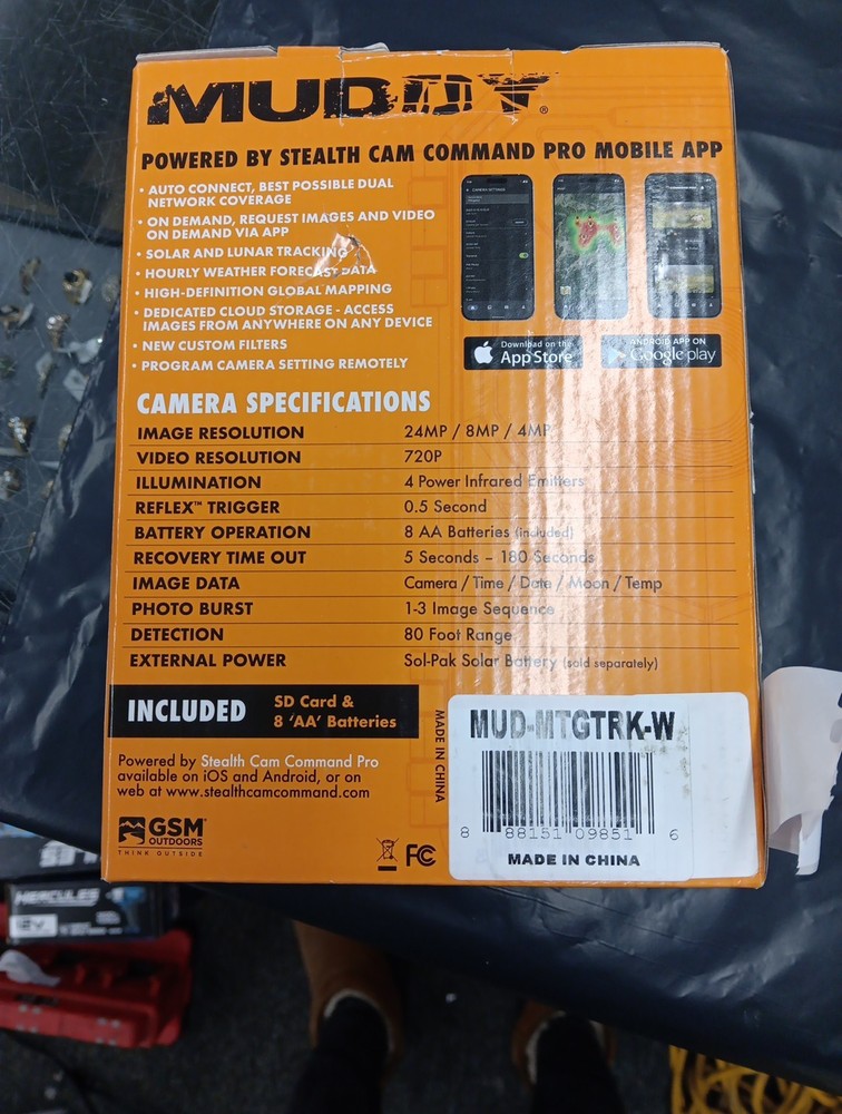 MUDDY Cellular Trail Camera MITIGATOR 2.0 Field Ready Auto Detects Network