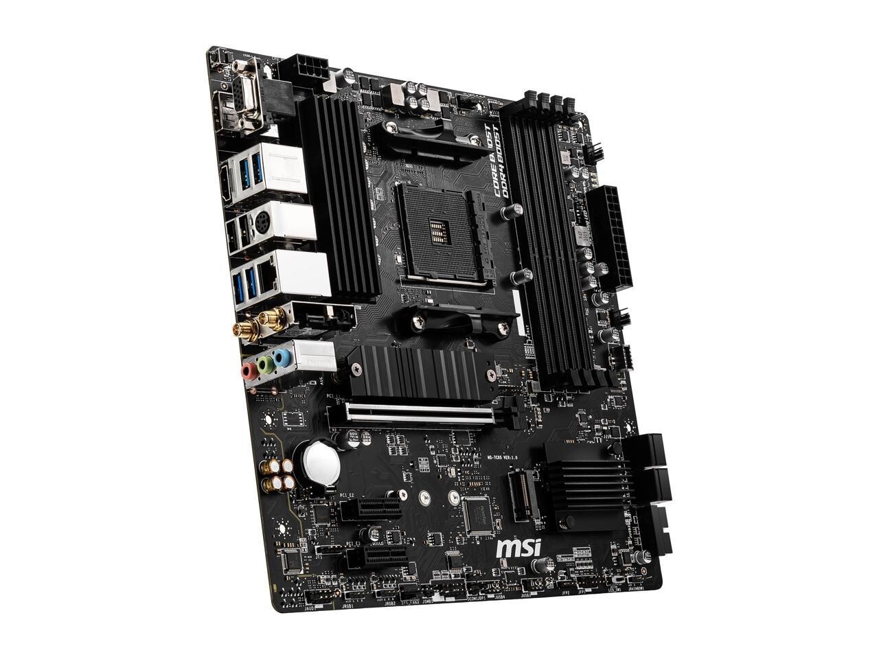 MSI B550M PRO-VDH WIFI AM4 AMD B550 SATA 6Gb/s USB 3.0 Micro ATX AMD Motherboard