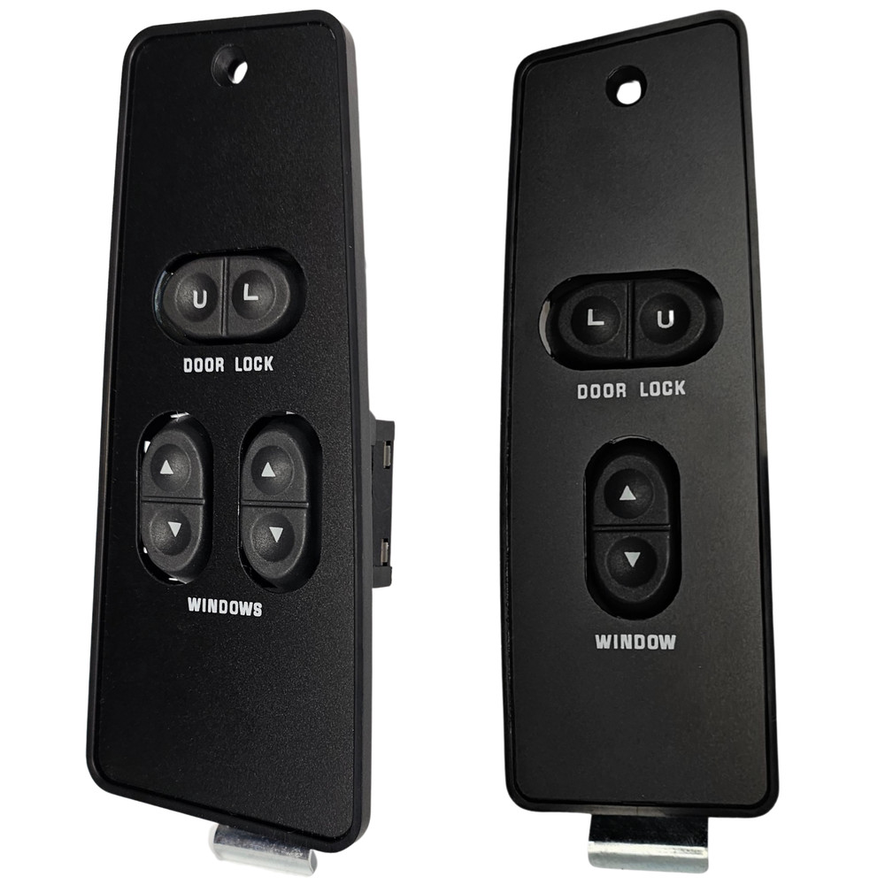 Ford Mustang Coupe Window Master Switch Bezel & Lock 1987-1993