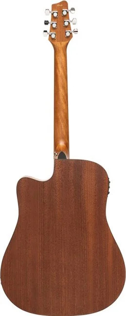Electro-acoustic dreadnought guitar with cutaway
