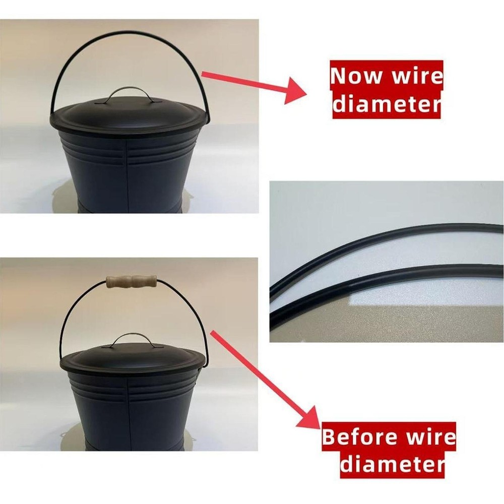 Fireplace Ash Bucket Fireplace Bucket Thickened Handle