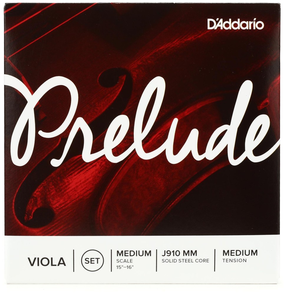 D'Addario J910 Prelude Viola String Set - Medium Scale (15-16 inch)