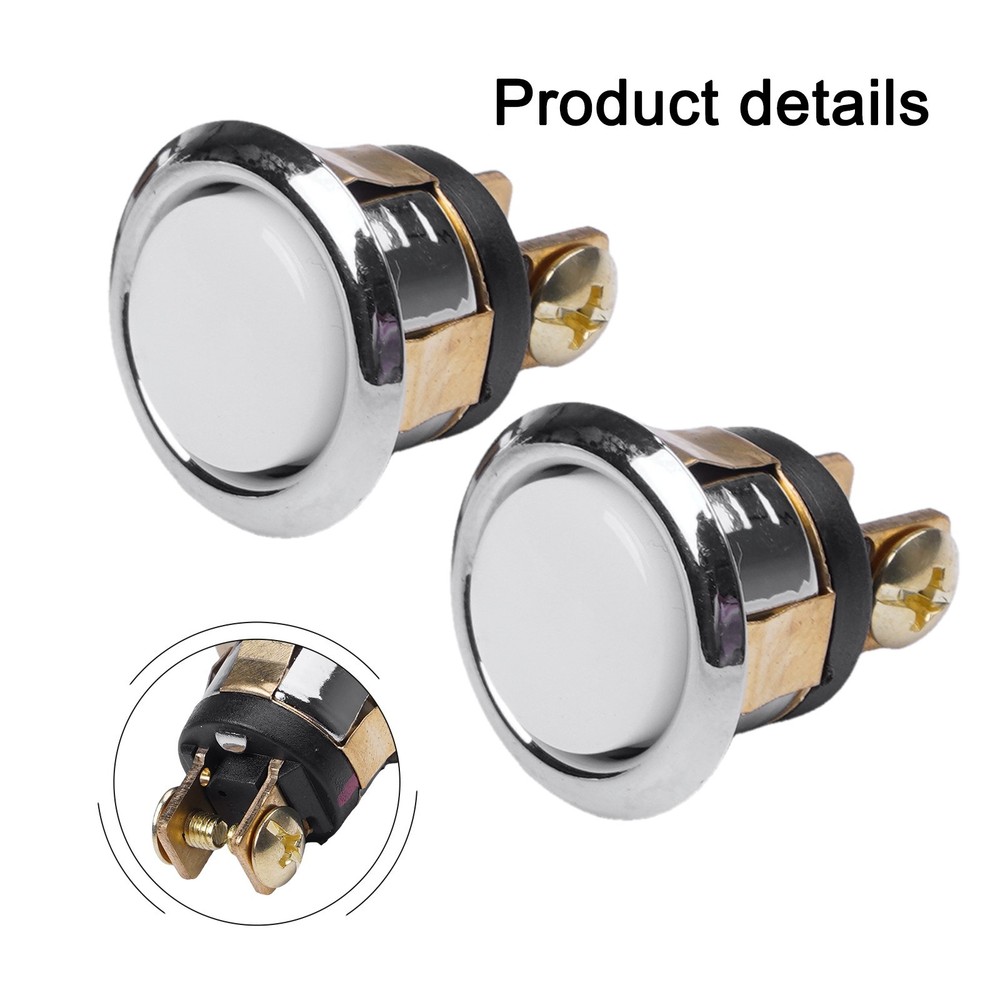Light Up Wired Doorbell Button Replacement 2 Pack Designed for User Convenience