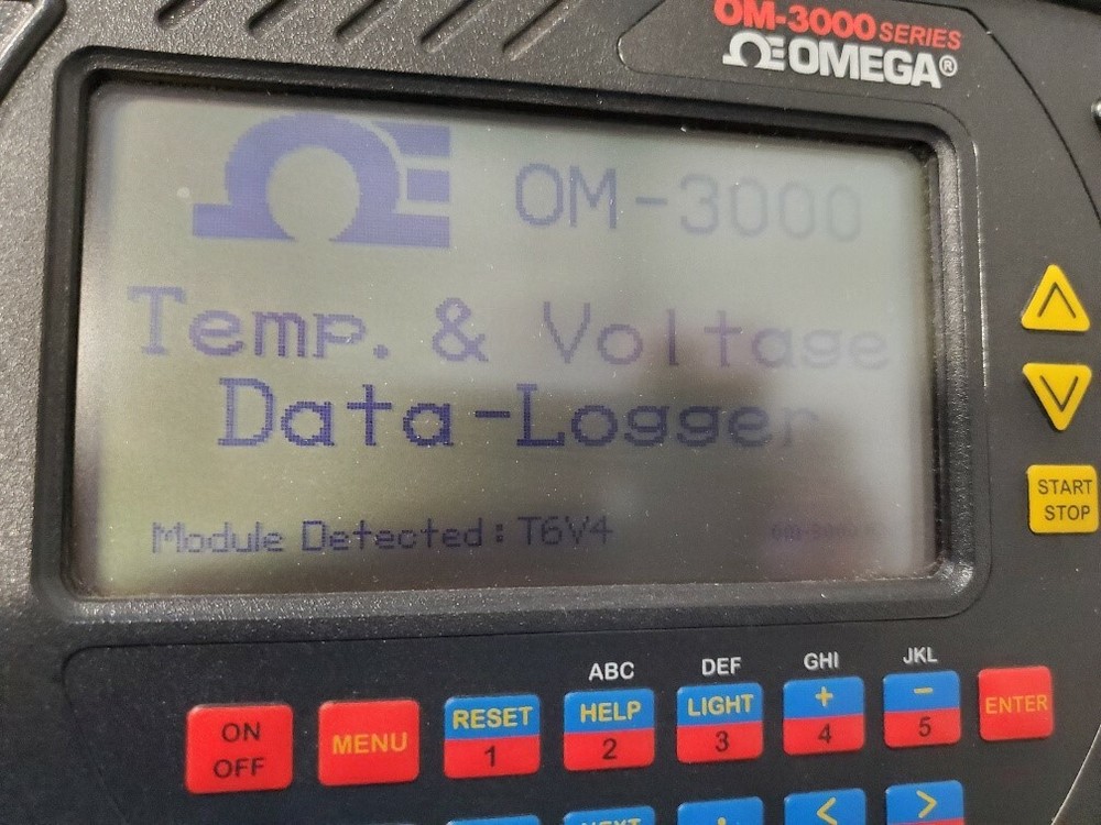 OMEGA MODEL OM-3000 PORTABLE DATA LOGGER