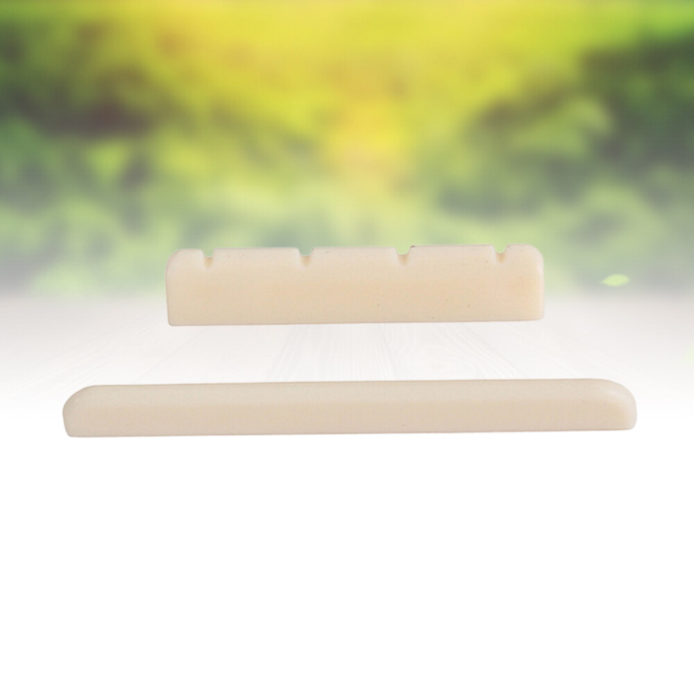 GL72 Plastic Replacement Bridge Saddle and Nut for Classical Guitar New