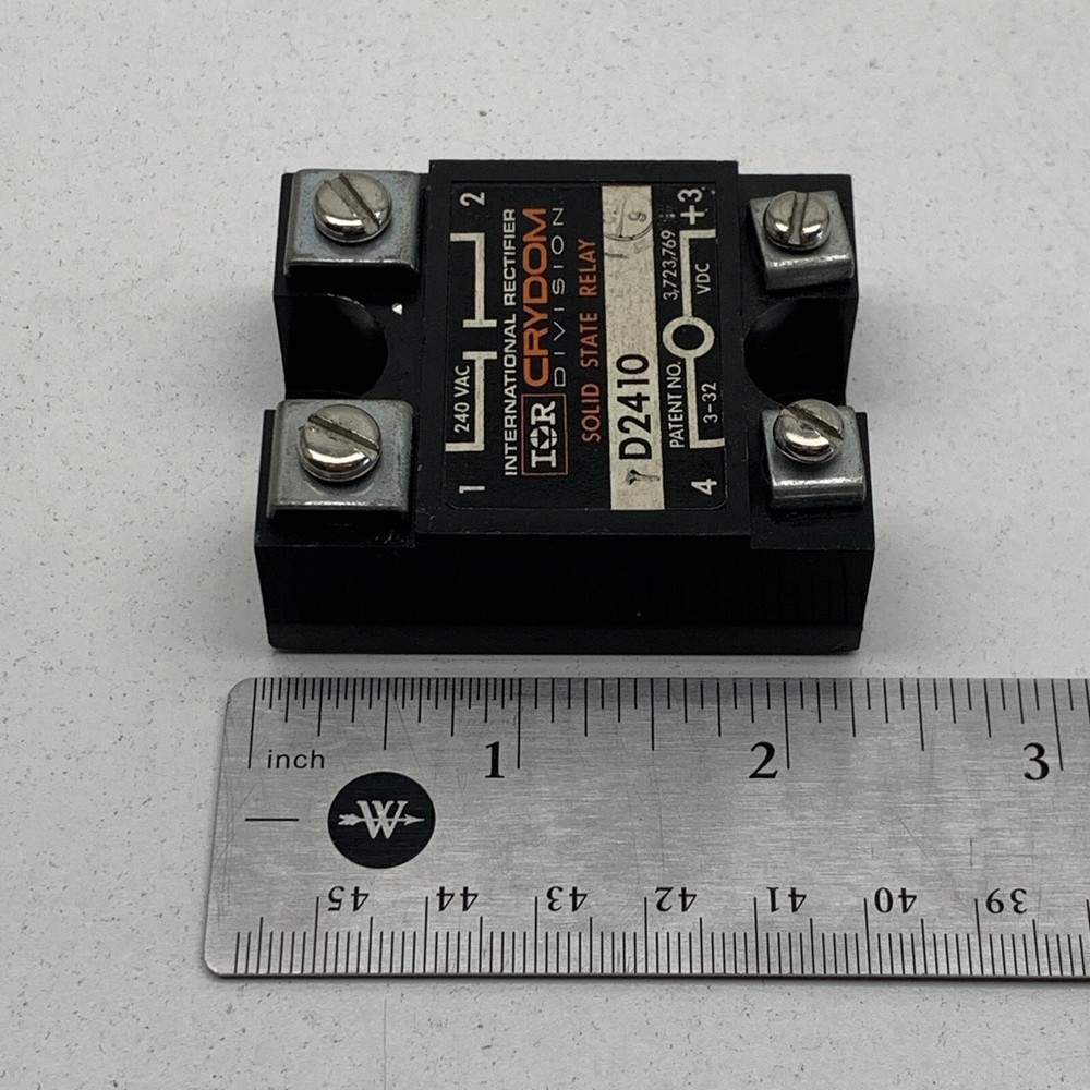 Crydom D2410 Solid State Relay 240VAC Contacts, 3-32VDC Coil