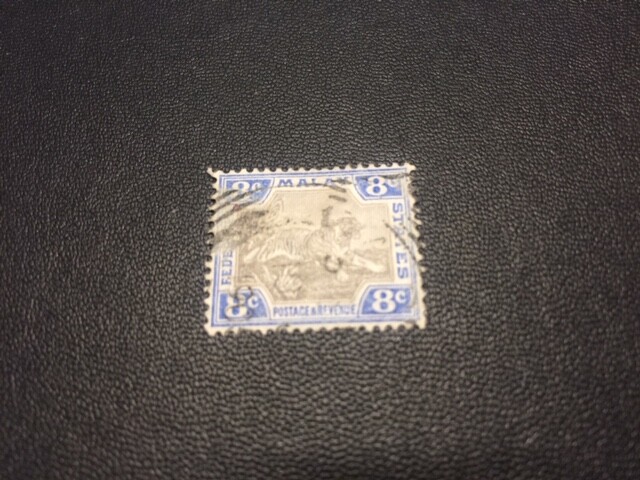 Malaya stamp 30 used