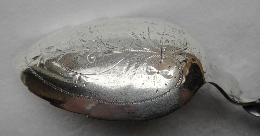 Norwegian Signed J.P Tea Caddy Twist Loop Handle Spoon 830 Silver Fine Condition