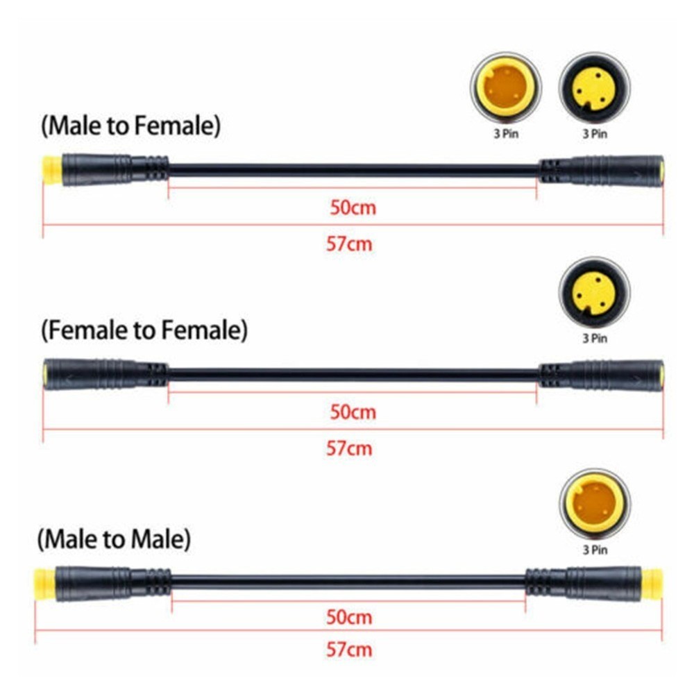 Extension Cable Sensor Thumb Accessories Cable Electric Bicycle Extension