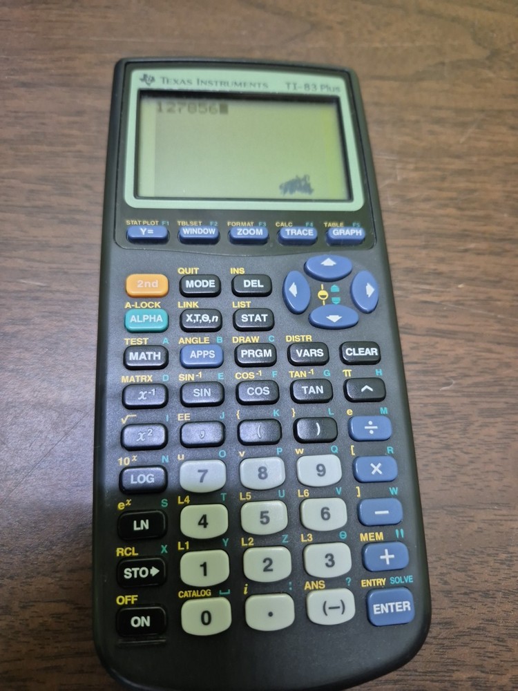 Texas Instruments TI-83 Plus Graphing Calculator -TESTED-