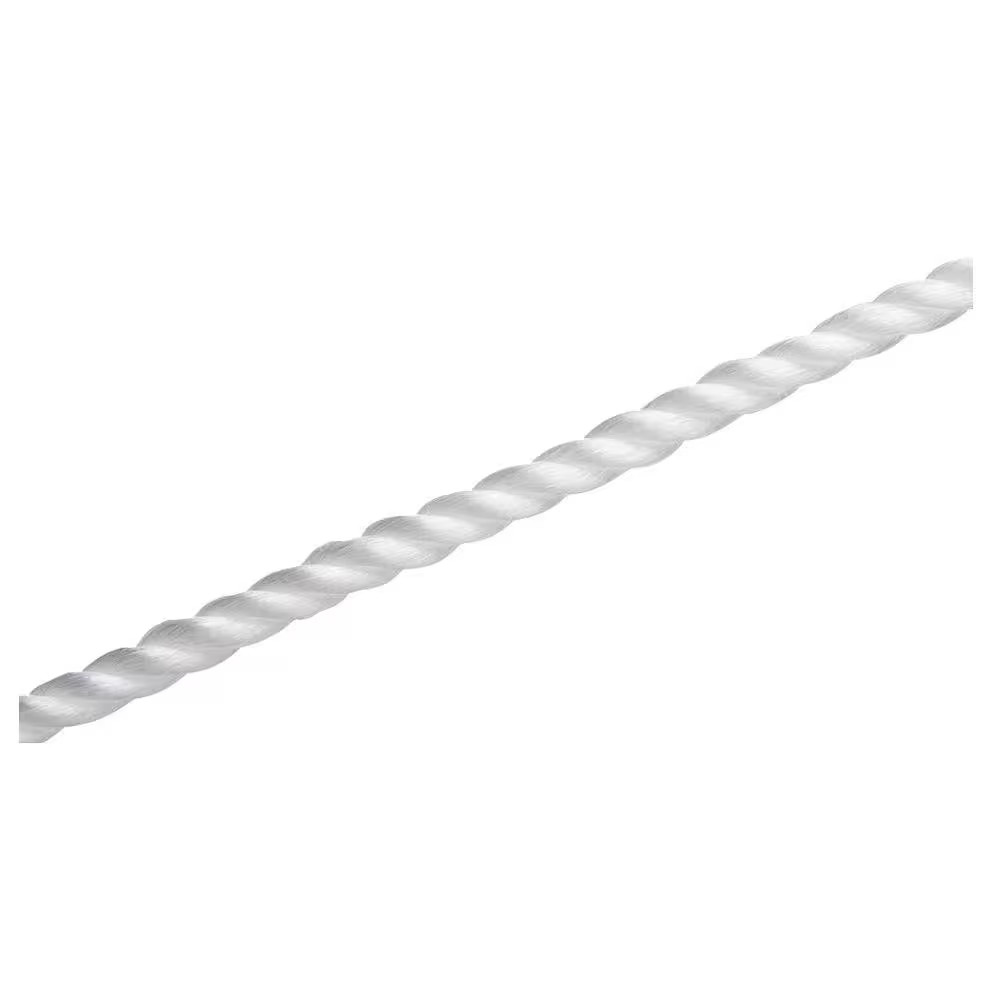 1/2 In. X 50 Ft. White Twisted Polypropylene Rope
