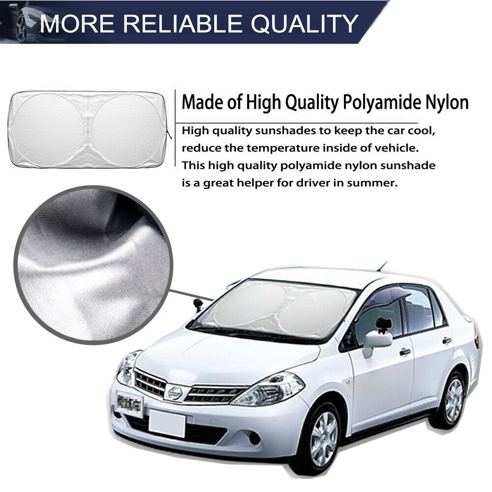 For Mini Copper Front Windshield Sun Visor Shade Cover Universal UV Block Screen