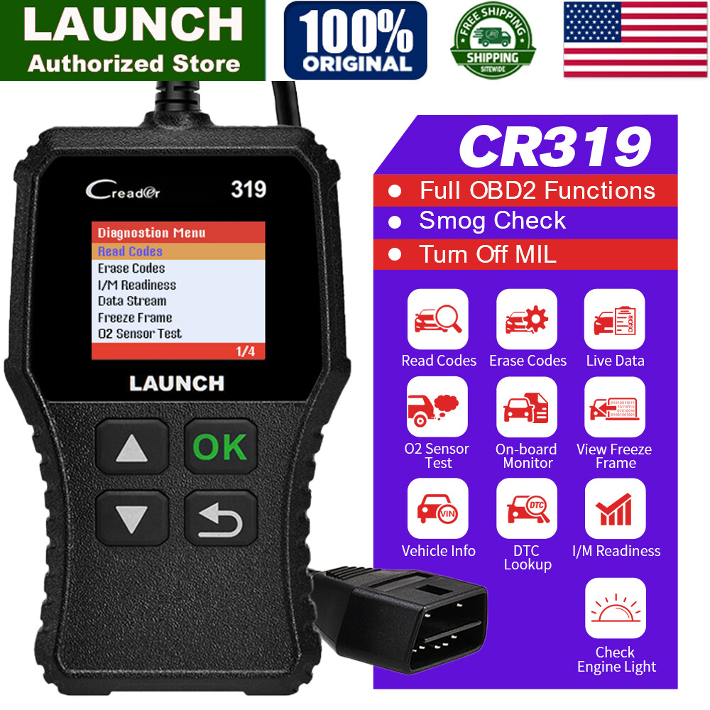 Automotive OBD Code Reader OBD2 Scanner Car Check Engine Fault Diagnostic Tool