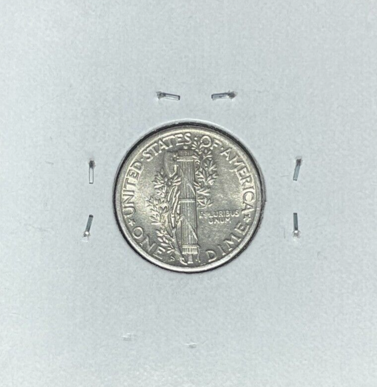 1943-S MERCURY SILVER DIME ~ AU ~NICE COIN~