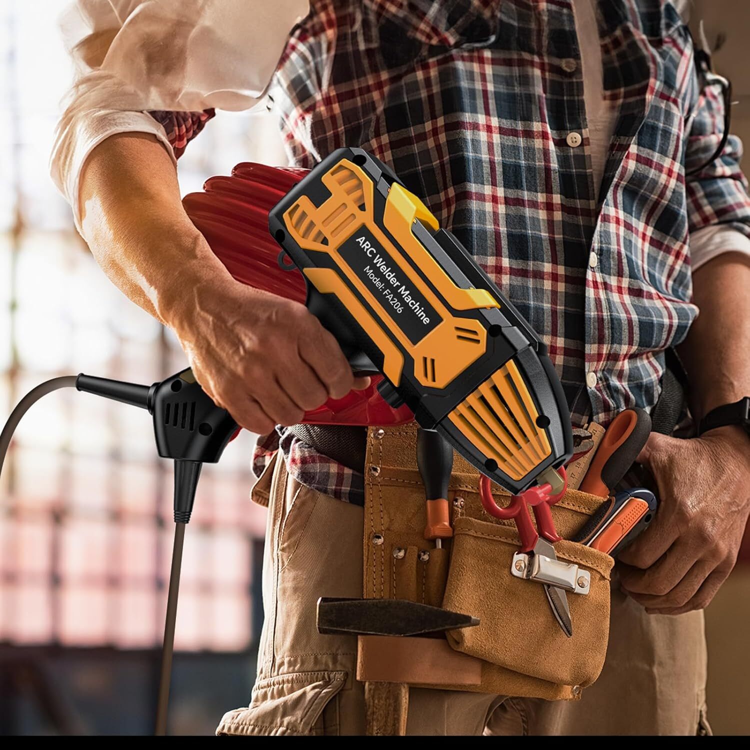 Portable 110V ARC Welder IGBT Inverter Welder Kit Handheld Stick Welding Machine