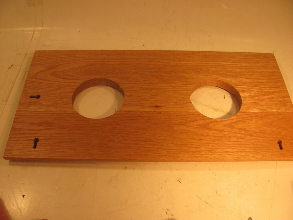 WEEMS PLATH CLOCK INSTRUMENT OAK WALL MOUNT PANEL