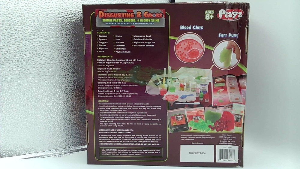 Disgusting N' Gross Zombie Poop -DIY Stem Learning & Educational Science Kit...
