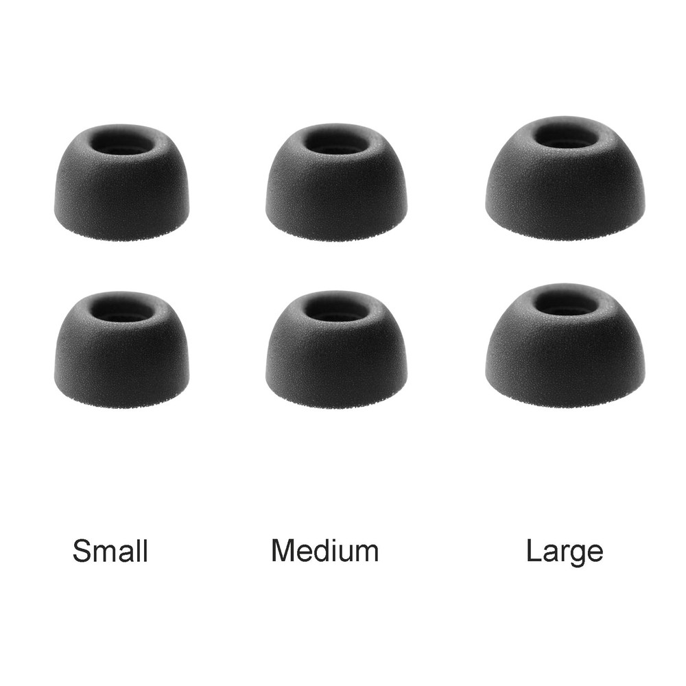 Klowcok Replacement Memory Foam Ear Tips for ASUS ROG Cetra True Black