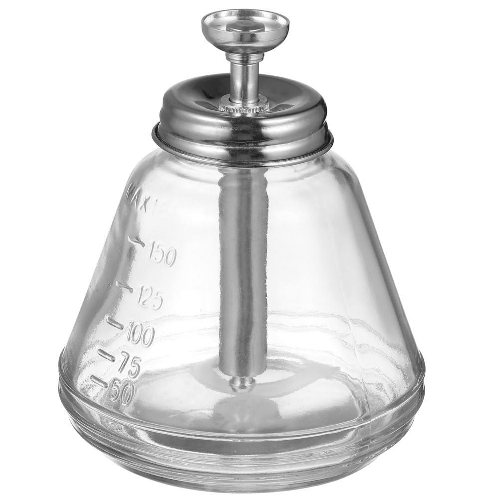180 ML Push Glass Bottle Pump Dispenser Press Solvent Refillable Bottles
