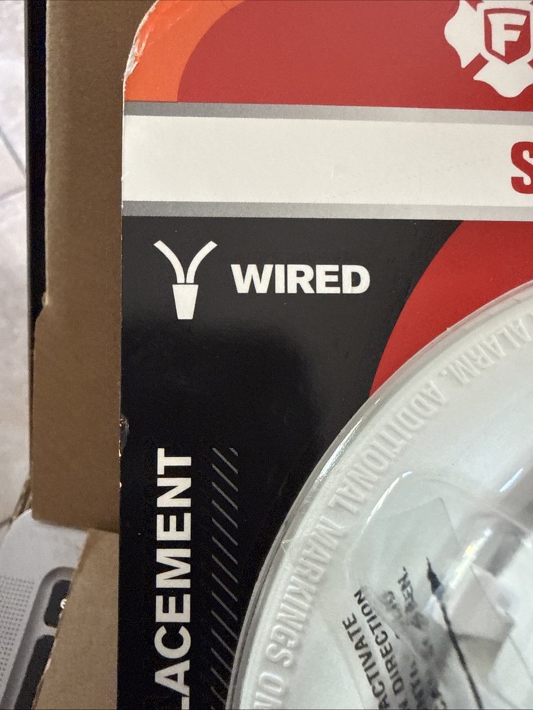 First Alert Interconnect Hard-Wired w/Battery Back-up Ionization Smoke Detector