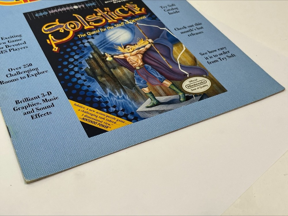 RARE! Future Play AUG 1990 Catalog - Solstice - (#1) (B318)