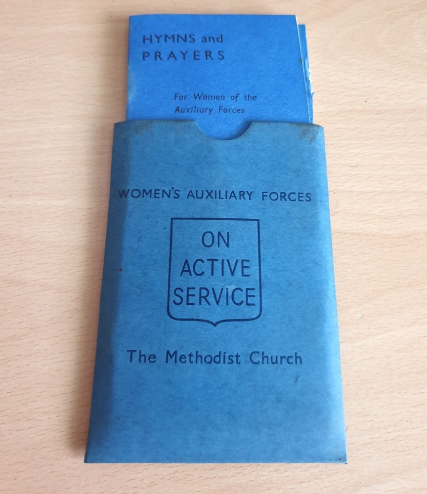WW2 British Women's Auxiliary Forces Methodist Active Service Faith & Hymn Books